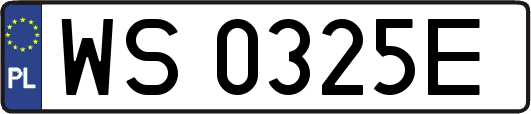 WS0325E
