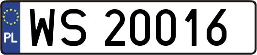 WS20016