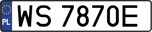 WS7870E