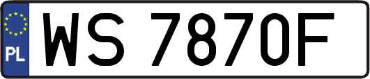 WS7870F