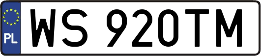 WS920TM