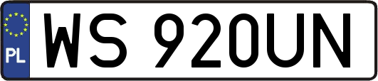 WS920UN