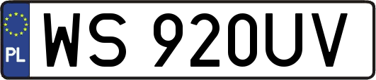 WS920UV