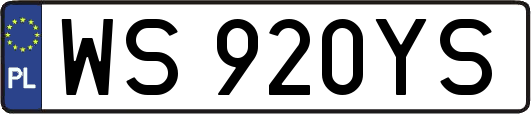 WS920YS