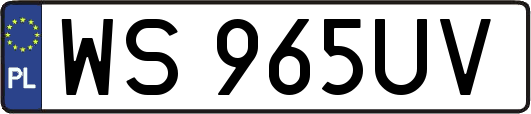 WS965UV