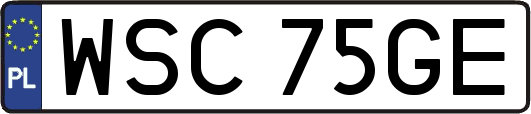 WSC75GE