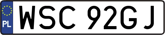 WSC92GJ