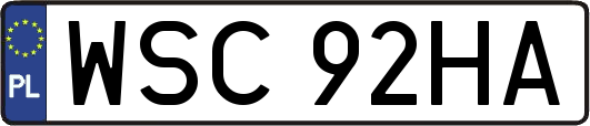 WSC92HA