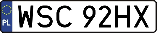 WSC92HX
