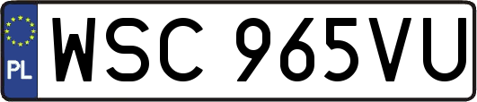 WSC965VU