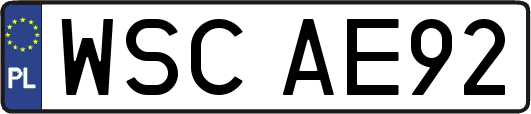 WSCAE92
