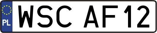 WSCAF12