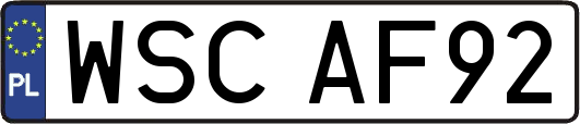 WSCAF92