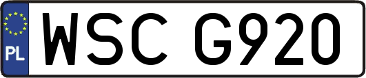 WSCG920