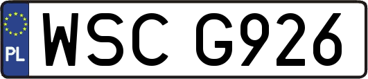 WSCG926