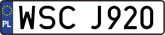 WSCJ920