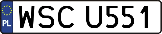 WSCU551