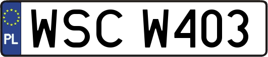 WSCW403