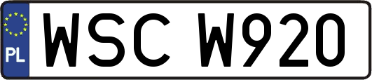 WSCW920