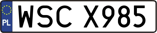 WSCX985