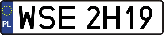 WSE2H19