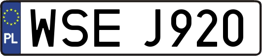 WSEJ920