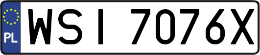 WSI7076X