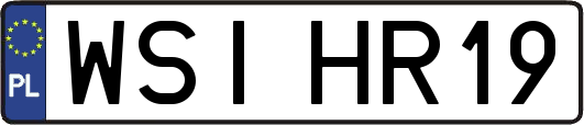 WSIHR19