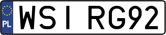 WSIRG92