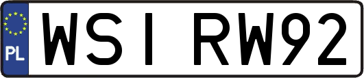 WSIRW92