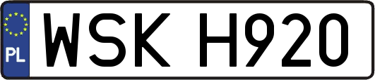 WSKH920