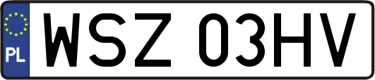 WSZ03HV