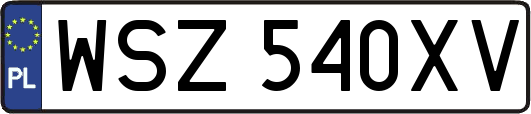 WSZ540XV
