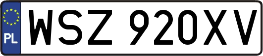 WSZ920XV