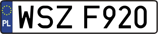 WSZF920