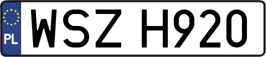 WSZH920