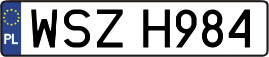 WSZH984