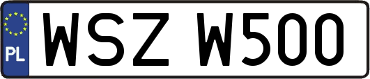 WSZW500