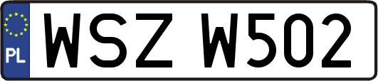 WSZW502