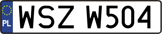 WSZW504