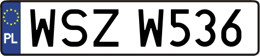 WSZW536