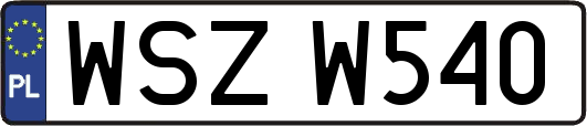 WSZW540
