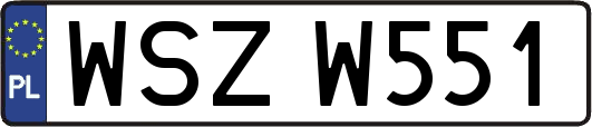 WSZW551
