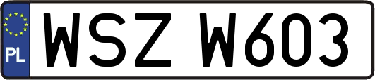 WSZW603