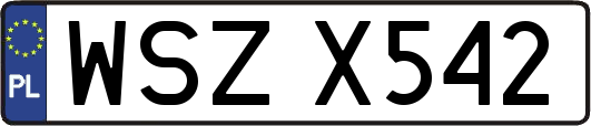 WSZX542