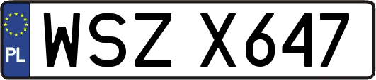 WSZX647