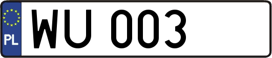 WU003