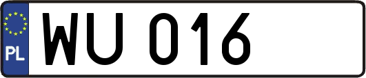 WU016