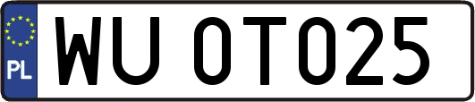WU0T025
