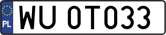 WU0T033